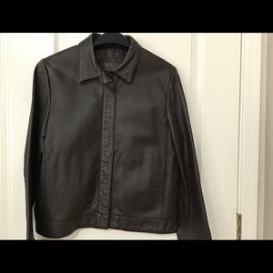 Dark Brown Leather Jacket